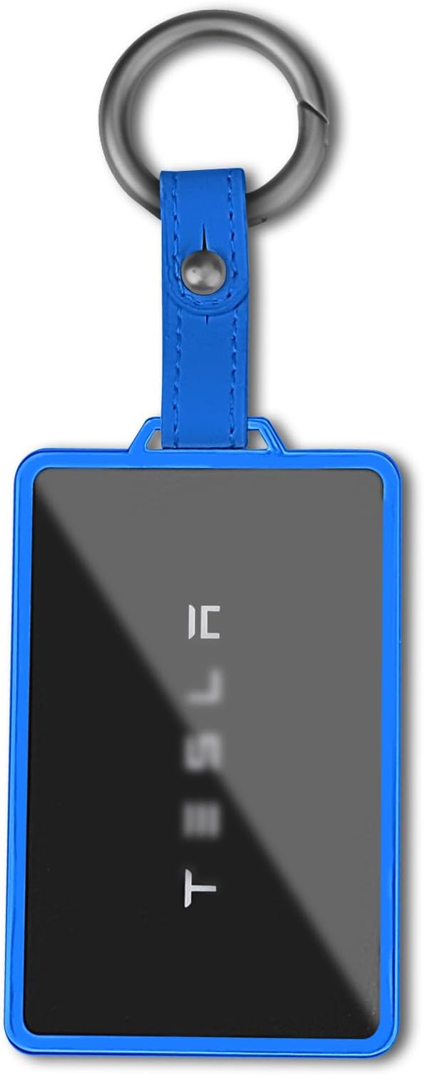 QBUC for Tesla Transparent Card Key Cover Holder Soft Card Key Cover for Tesla by QBUC
