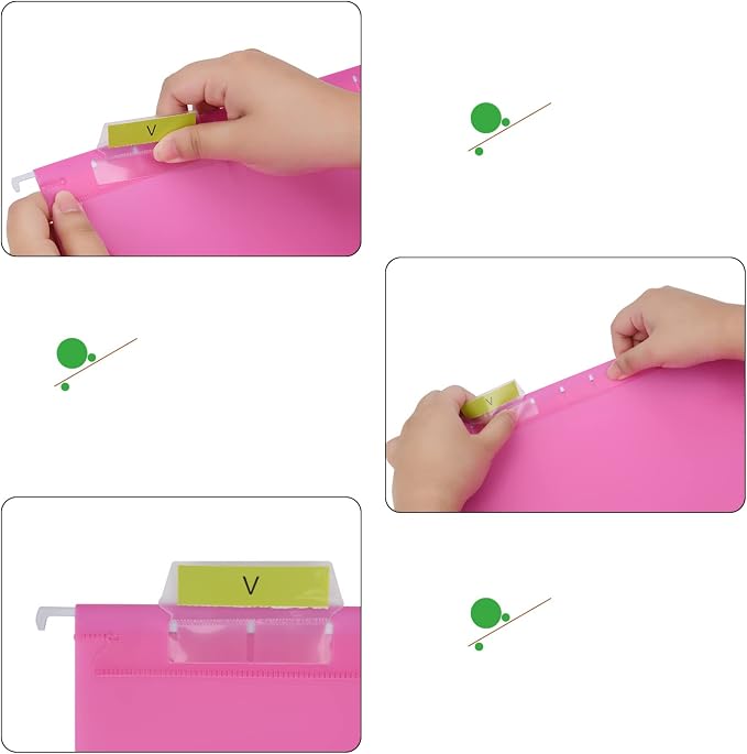 15 Pcs PP Hanging File Folders Letter Size, Hanging Folders - Image 3