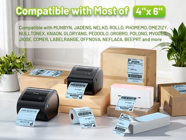4x6 Thermal Labels, Shipping Address Label | Blue Labels Compatible - Image 4