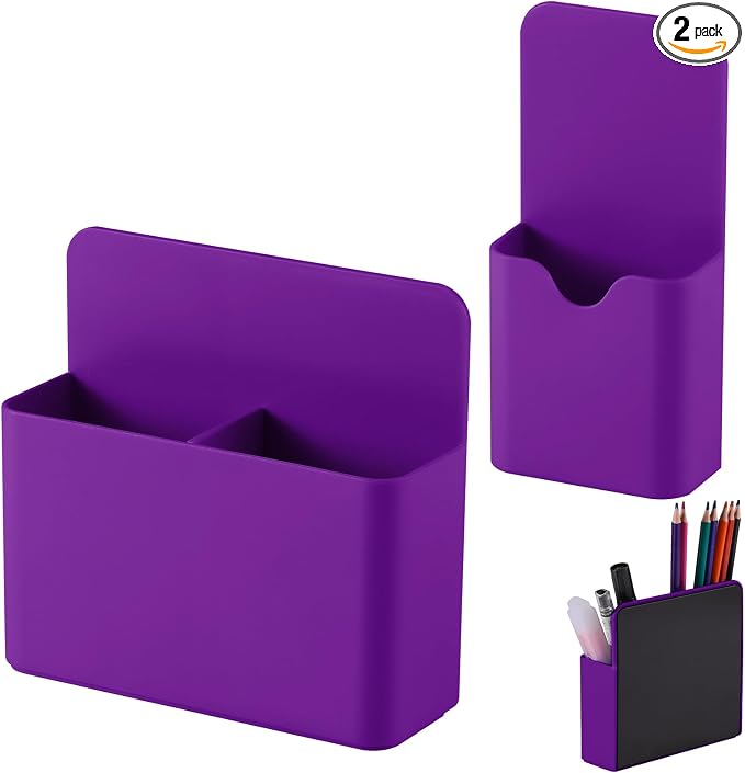 KITANIS Magnetic Pen Holder, 2 Pack Magnetic Dry Erase Marker Holder by KITANIS