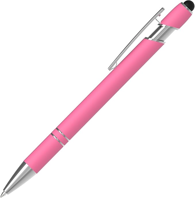 Actsun 12 Pack Pink Stylus Pens, 2-in-1 Ballpoint Pen - Image 2