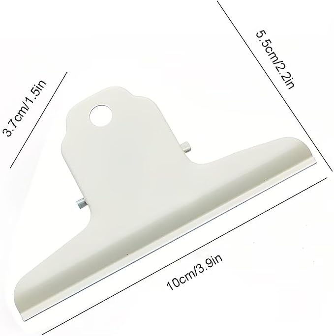 2PCS Extra Large Binder Clips Metal Bulldog Clips Large Paper Clamps Holder - Image 8