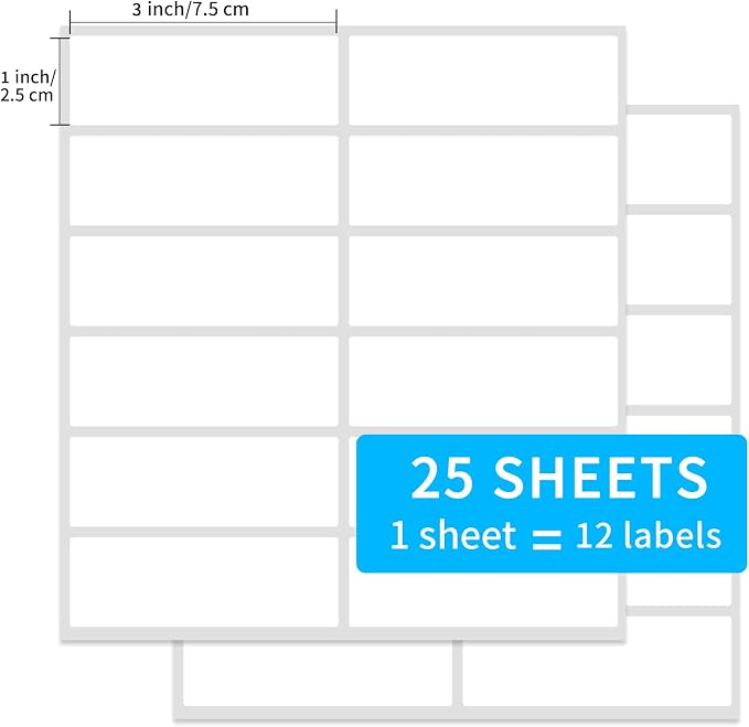 Multi-Use Removable Labels, Water/Oil/Tear Resistant/Ink Won't Smudge No Residue - Image 2