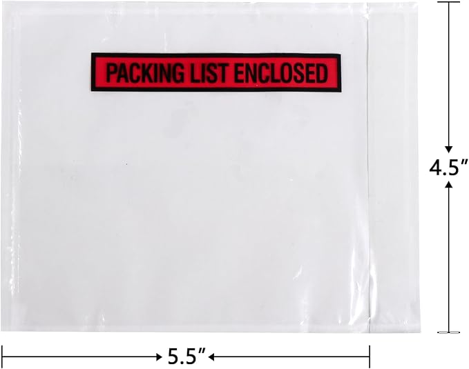 iMailer - 500 Pcs 4.5" x 5.5" - Packing List Enclosed Envelopes - Packing Slip - Image 2