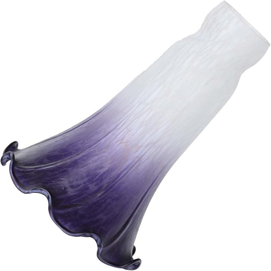 Bieye LS102 Lily Flower Blown Glass Lampshade by Bieye