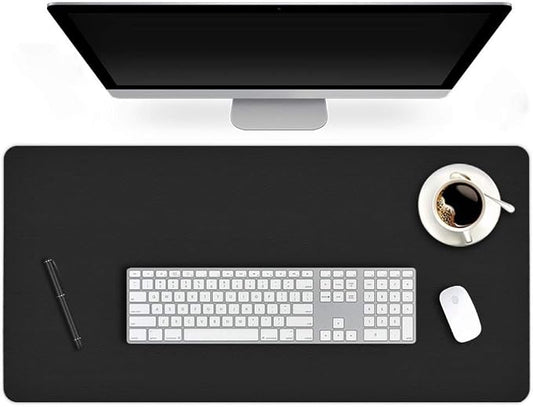 Desk Protector Blotter Pad on Top of Desks PU Leather Office Desk Writing Mat by EasyEasyLife