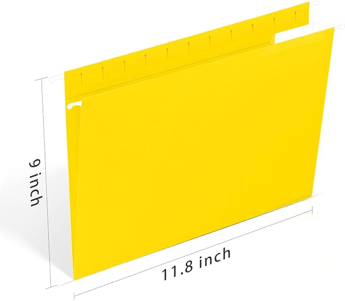 HERKKA Hanging File Folders, 30 Pack Letter Size Reinforced Hanging Folders - Image 2