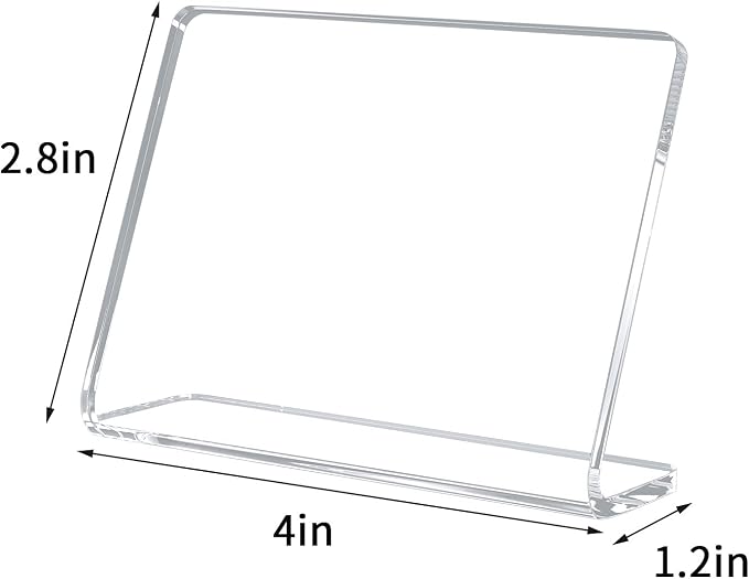 20 Pack Acrylic Mini Chalkboard Signs - Image 2