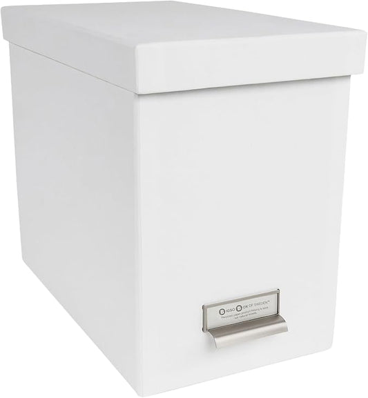 Bigso John Fiberboard Label Frame Desktop File Storage Box by Bigso
