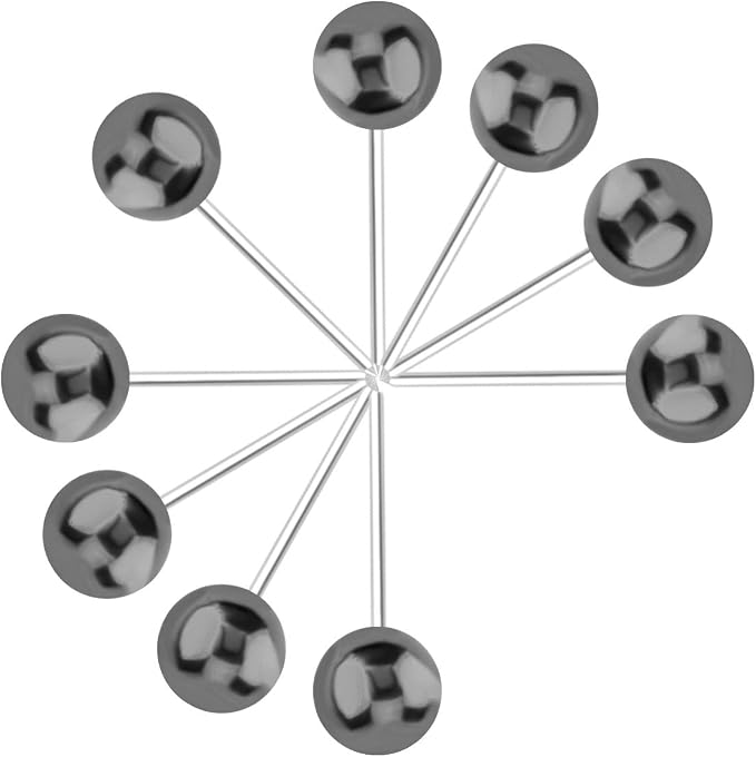 Push Pins Map Tacks 1/8-Inch Retro Metallic Color Beads Head Marking Push Pins - Image 3