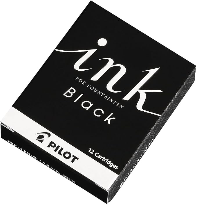 Pilot Fountain Pen Ink Cartridge 12-Pack by PilotCorporationofAmerica