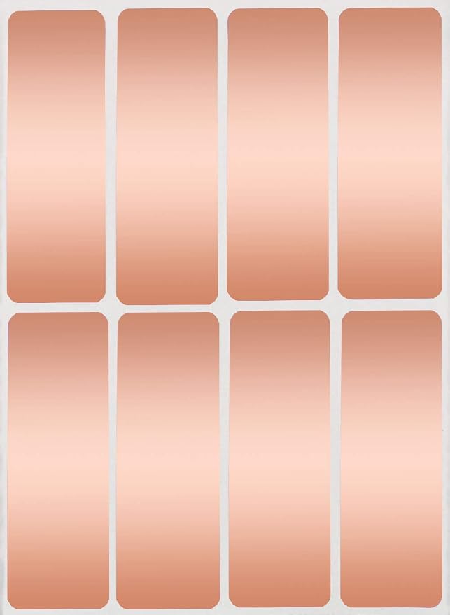 3x1 inch Rectangle Sticker Organizing Labels by RoyalGreen
