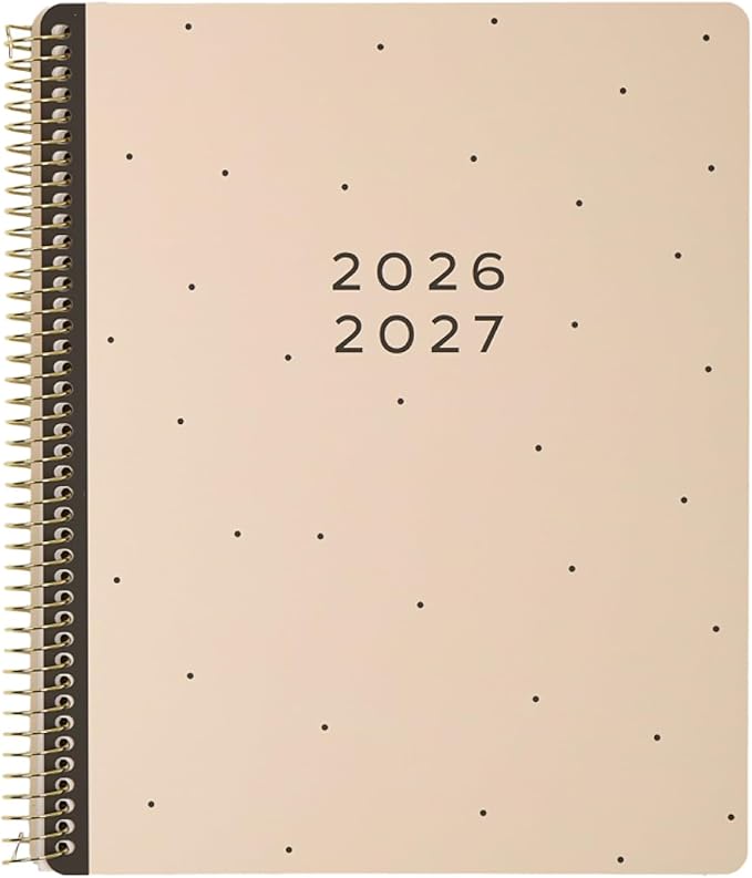 GO BIG Large-Print Planner April 2026–June 2027, 15-Month Twin-Loop-Bound by TheHappyPlanner