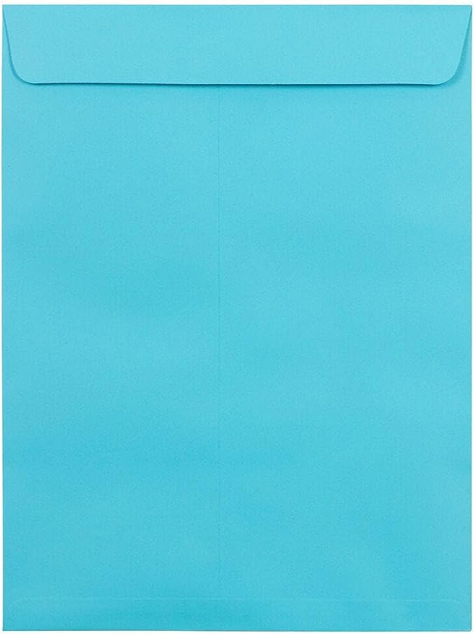 LUXPaper 9 x 12 Open End Envelopes | Peel & Press | Pool Blue | 80lb. Text | 50 - Image 4