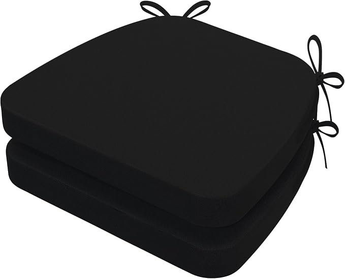 AAAAAcessories D-Shaped Chair Cushions, Machine-Washable Cover by AAAAAcessories