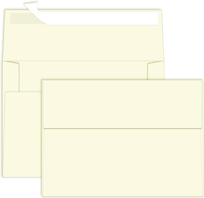 4x6 Envelopes For Invitation, A4 Envelope blue, 50 pack 4x6 card Envelopes Self by Rinrda