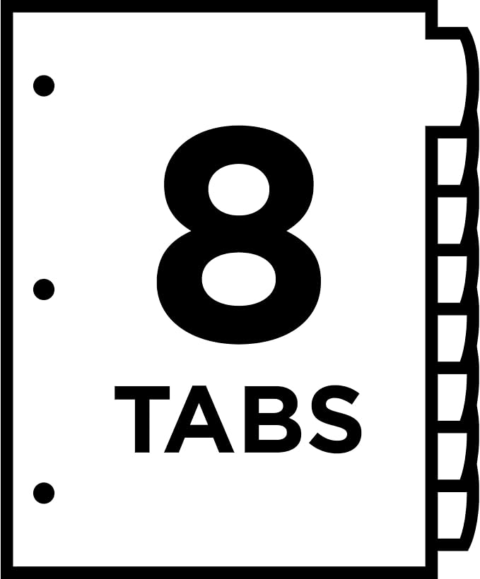 Avery Big Tab Write & Erase Durable Plastic Dividers - Image 6