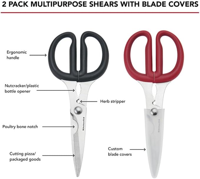 KitchenAid 2-Piece Multipurpose Shear Set – Versatile Scissors - Image 5
