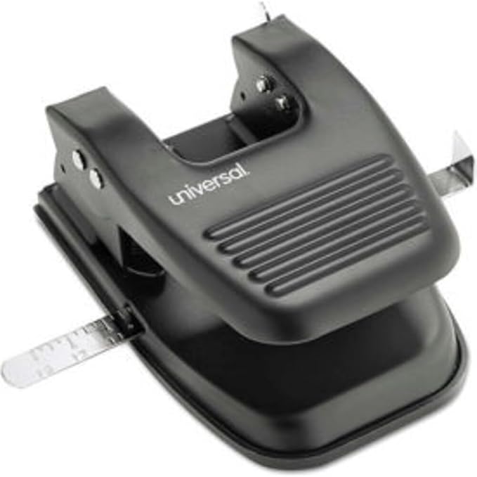 Universal 74222 30-Sheet Two-Hole Punch, 9/32" Holes by Universal