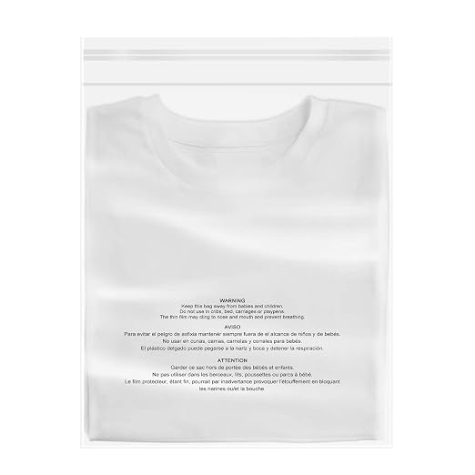iMailer - 100 Count - 18" x 24" Clear Plastic Poly Bags - Image 3