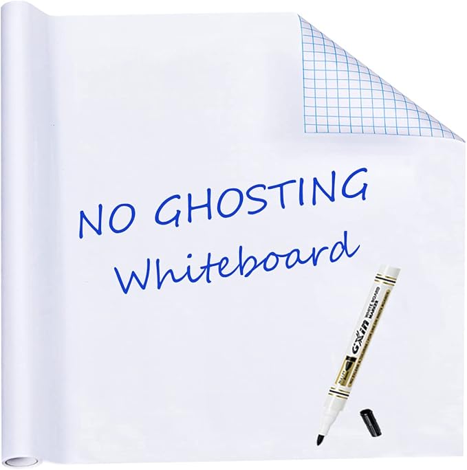 HAMIGAR Whiteboard Sticker for Wall 18" x 197" Dry Erase Board Wallpaper Peel by HAMIGAR