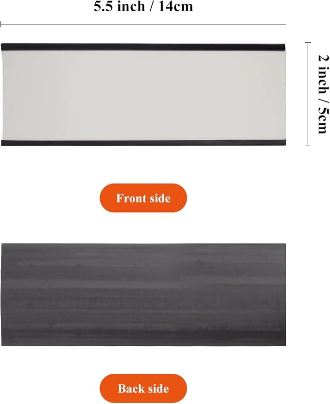 C Channel Magentic Label Holders 2x5.5 Inches - Image 4