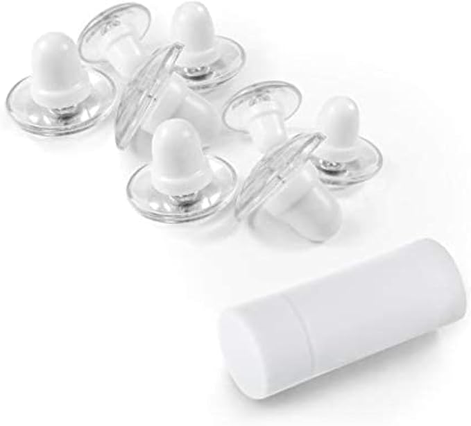 PinionPins Clear Magnetic Duvet Clips by PinionPins