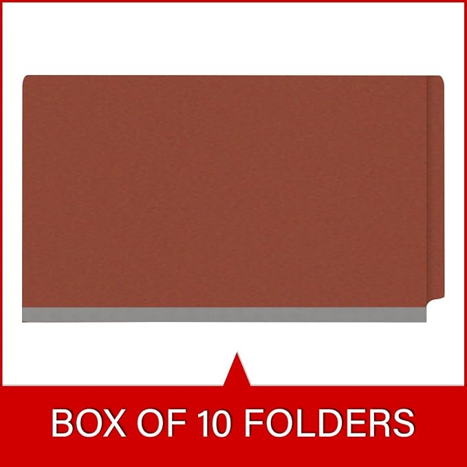 Ecom Folders Top Tab Pressboard Classification Folders | Legal Size 25 Pt Stock - Image 6