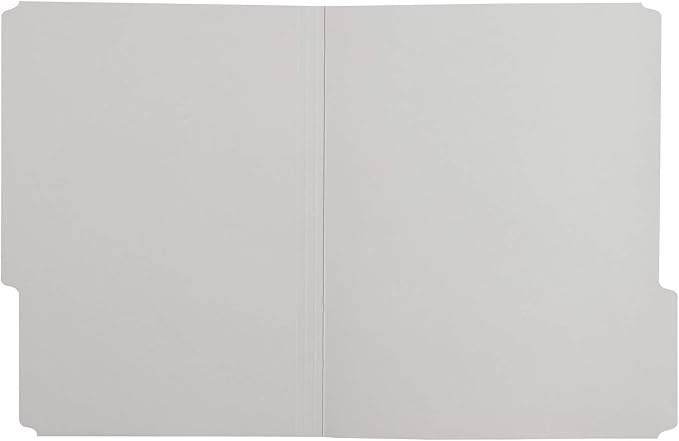 Amazon Basics File Folders for Organization, Letter Size, 1/3 Cut Tab - Image 3