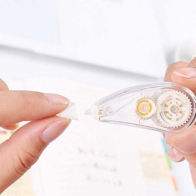 2 Pcs White Cute Correction Tape Mini Roller White Out Eraser, School Office - Image 5