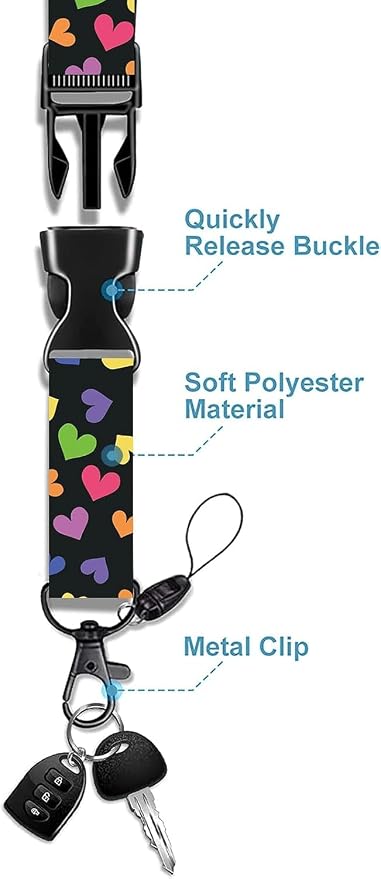 Badge Lanyard, Retractable Badge Holder - Image 3
