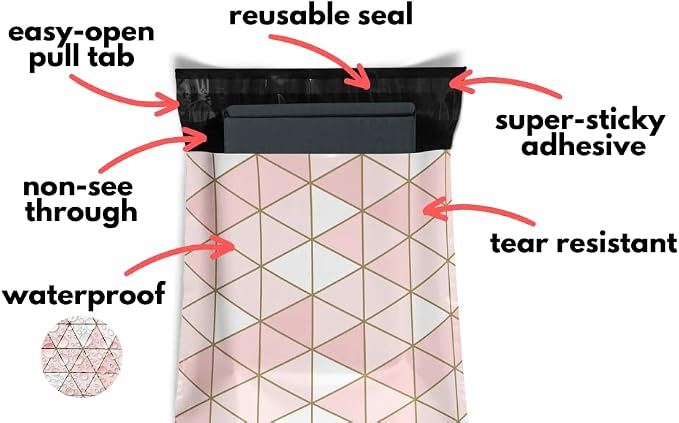 Poly Mailers 10x13 100 Pack | Self-Sealing Shipping Bags Envelopes - Image 2