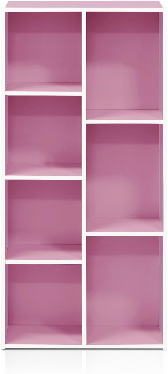 Furinno LUDER Book Shelf, 7-Cube Bookshelf, Bookcase - Image 8
