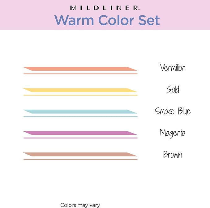 Zebra Pen Mildliner Dual-Tip Highlighter Set, Broad and Fine Point Tips - Image 3