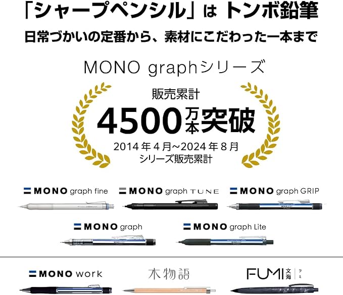 Tombow Pencil Mechanical Pencil MONO Monograph 0.5mm Matte Pink DPB-141C - Image 10