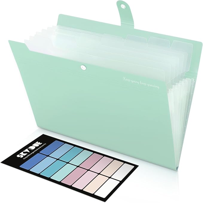 SKYDUE Accordion File Organizer, Expanding File Folder by SKYDUE