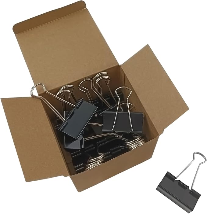 DSTELIN Extra Large Binder Clips, 15 Pack by DSTELIN