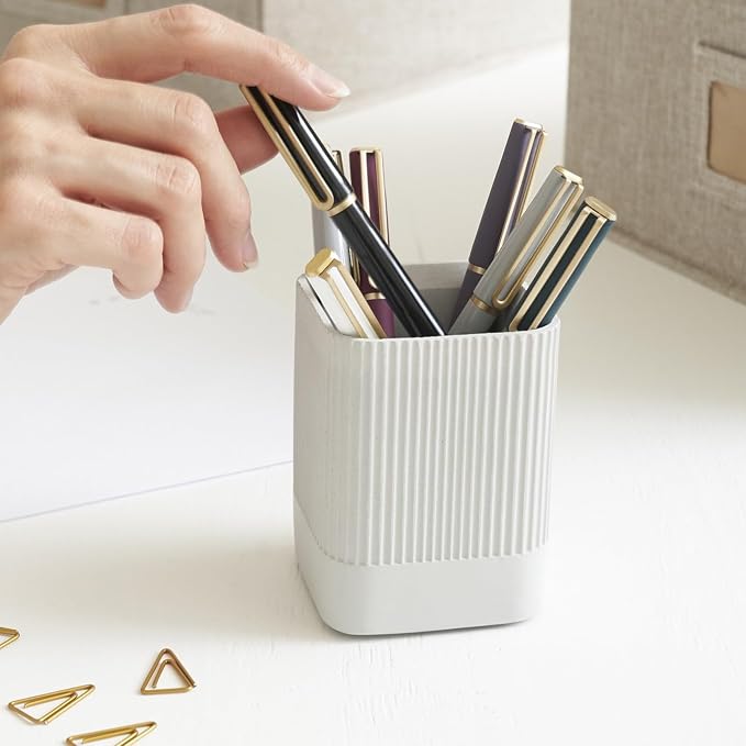 KIBAGA Aesthetic Pen Holder for Desk - Image 4