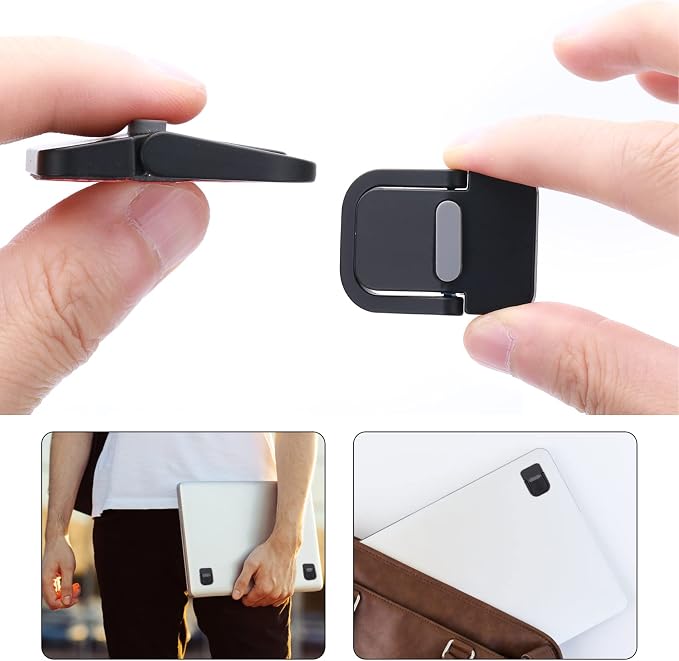 Abeillo 2PCS Portable Keyboard Riser, Self-Adhesive Mini Laptop Stand Invisible - Image 4
