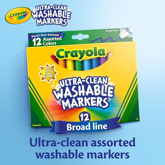 Crayola Broad Line Markers, Washable Markers - Image 8
