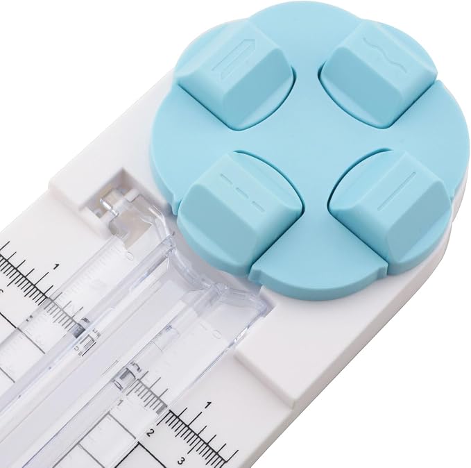 TAODAN Compact Scrapbook Paper Cutter 4 in 1 Craft Cutting Tool Multifunctional - Image 3