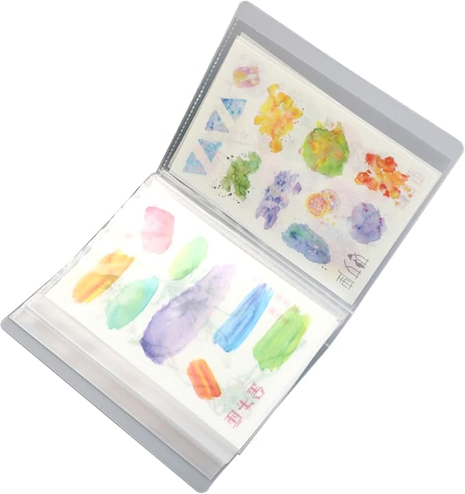 Ymiko Hand Account Insert Storage Bag MINI Information Pouch Sticker Organizer by Ymiko