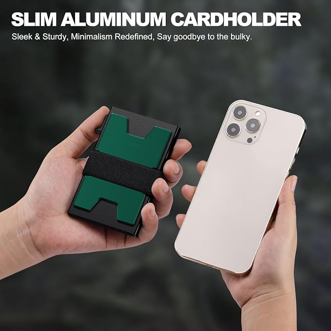SEMORID Slim Aluminum Card Holder Wallet - Image 2