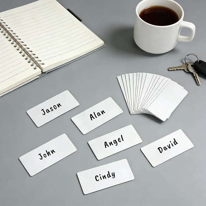 32Pcs Dry Erase Magnetic Labels Whiteboard Magnets Reusable Dry Erase Magnets - Image 7