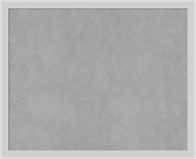Amanti Art Silver Framed Magnetic Board 17x21 Small Vision Board by AmantiArt