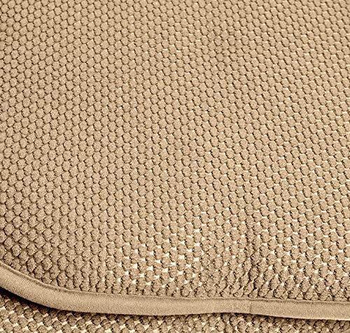 Sweet Home Collection 4 Pack Memory Foam Honeycomb Nonslip Back 16" x16" - Image 9