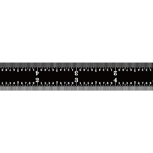 PEC Tools 6-inch Metal Ruler, Stainless Steel - Image 3