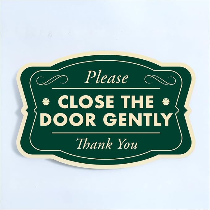 Personalized Aluminum Outdoor Metal Signs, Custom Green 14x10 Driveway Sign by SpeedyOrders