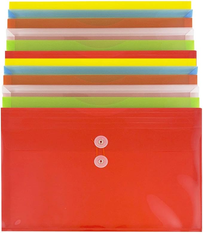 JAM PAPER Plastic Envelopes by JAMPaper