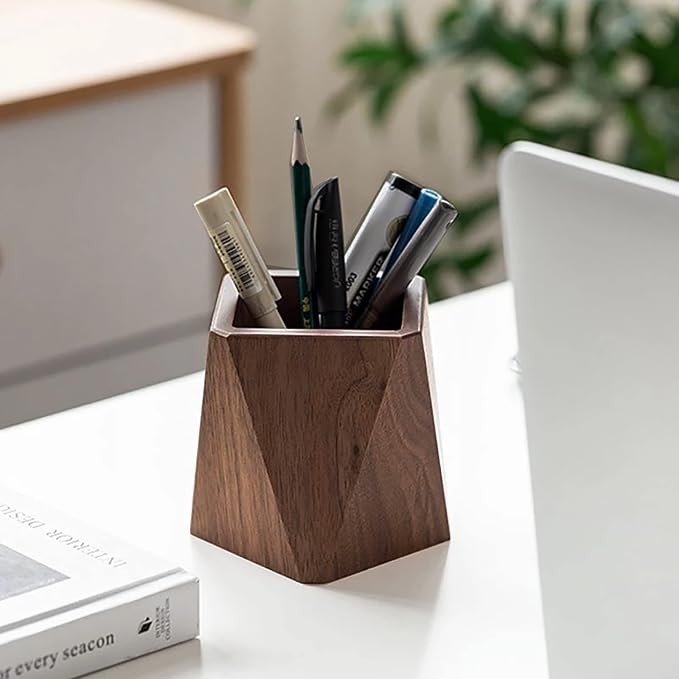 Black Walnut Wooden Pencil Box - Image 4